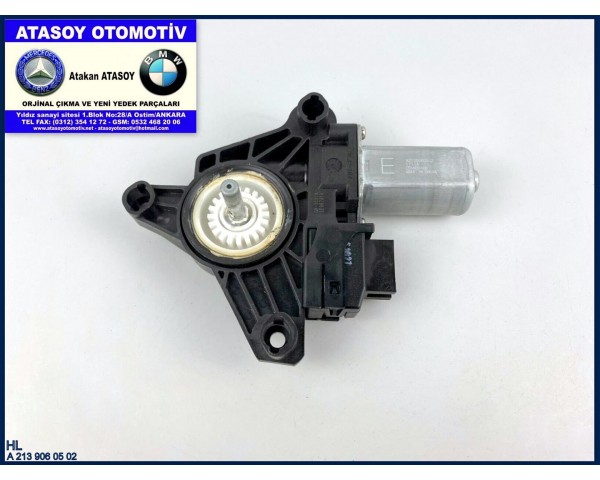 MERCEDES W213 SOL ARKA CAM MOTORU A2139060502 2139060502 C51465-101 C51465-100 W213 SAĞ ARKA CAM MOTORU A2139060602 2139060602 C51463-101 C51463-100